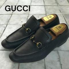 美品　GUCCIビットローファー　ドライビングシューズ　ダークブラウン　41