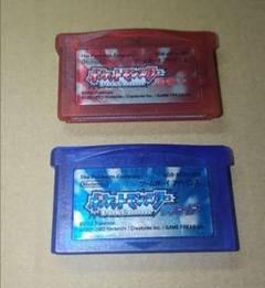ポケモン ゲームボーイアドバンス ルビー　サファイア　2個セット