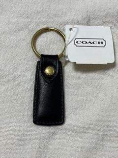【新品・未使用・タグ付き】COACH★コーチ　キーリング　シグネチャー　ブラック uruzz_91478imkha