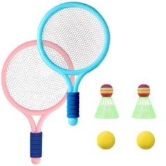 バドミントン テニス おもちゃ ラケット 子供 外遊び 子ども ボール シャトル
