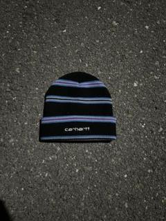 Carhartt ストライプニット帽 ニット