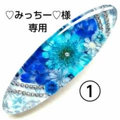 ヘアクリップ レジン 6.5cmオーバルマトリカリアとヒメウツギ プリンスカラー ヘアクリップ レジン 6.5cmオーバルマトリカリアとヒメウツギ