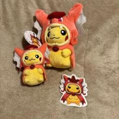 ポケモンセンター 赤いギャラドスごっこピカチュウ マスコット ぬいぐるみセット ポケモンセンター 赤いギャラドスごっこピカチュウ マスコット