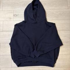 Whip Staff グレー フリル付きショート丈パーカBANK