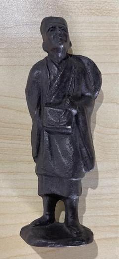 大値下◆良寛和尚 托鉢 ブロンズ◆良寛生誕地越後出雲崎町出身彫刻家 茂木弘次 作 大値下◇良寛和尚 托鉢 ブロンズ◇良寛生誕地越後出雲崎町出身