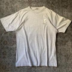 希少 PEANUTS スヌーピー Tシャツ アニメ カープ 古着 グレー 人気