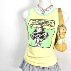 y2k❤️ HYSTERIC MINI ナース ミニちゃん ロゴ タンクトップのサムネイル