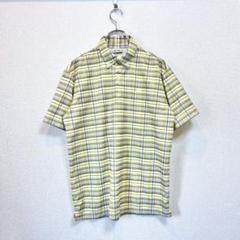 【極美品】adidas golf アディダスゴルフ チェック 半袖ポロシャツ L