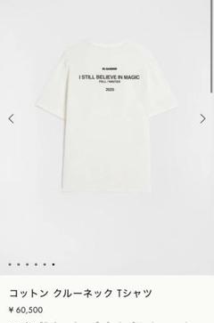 JIL SANDER ブラックLsize Tシャツ 2023