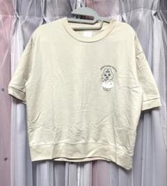 GU おぱんちゅうさぎ刺繍 半袖Tシャツ ベージュのサムネイル