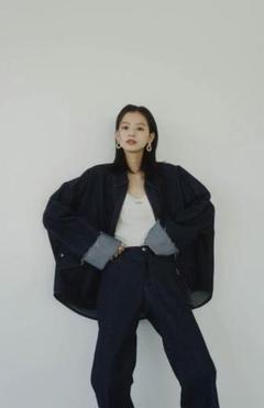『最終値下げ』Knuth Marf denim overshirt jacket denim over shirt jacket(unisex)/blue | KNUTH MARF