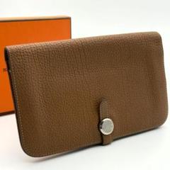 HERMES【2013年最高級美品】ドゴン デュオ GM 箱付き シルバー金具