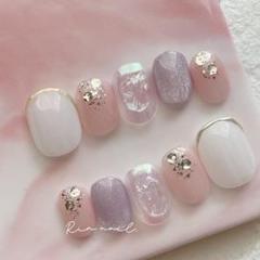 オーダー ネイルチップ ♡ ウページ 020】うさぎネイル ネイルチップオーダーページ☆彡。 - メルカリ