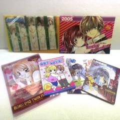 少女コミック　付録　6点セット　カレンダー　短編漫画　下敷き