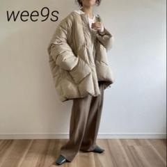 wee9s グレー 中綿ダウンジャケット サイズF