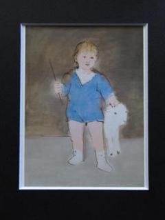 パブロ・ピカソ、【仔羊を連れたポール、画家の息子、二歳】