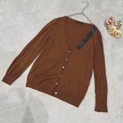 ファインウール ロングVカーディガン | pas de calais Online
