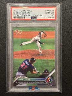 【PSA10】Topps now WBC 2023 大谷翔平 トラウト #73 PSA10！2023 TOPPS NOW WBC 大谷翔平vsトラウト
