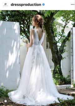 激かわ♥️】dress production。ウェディングドレス♥️レース。