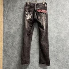 ユニオンジャック 刺繍 デニムジーンズ w73 - メルカリ