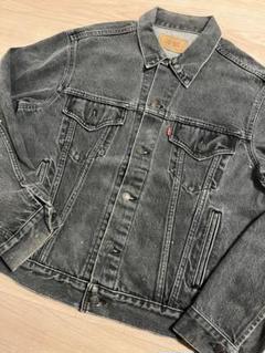 80s Levi’s 70506 0259 先染めブラック ハチマル 46Rのサムネイル