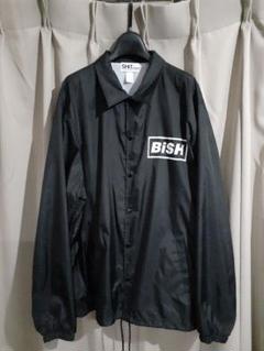 美品 BiSH ビッシュ コーチジャケット 黒 L