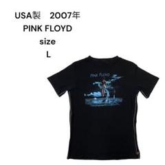 限定USA製PINK FLOYD 公式バンドTシャツ L 2007年製象タグ黒