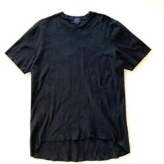 ブラック Tシャツ ラウンドカット メンズ　M ジージーディー