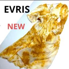 新品★EVRIS・エヴリス★レディースワンピース★ロング丈★シフォン★フリー