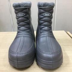 新品メンズ◆M 25.5〜26cm◆スノーブーツ◆軽量◆裏ボア◆グレ