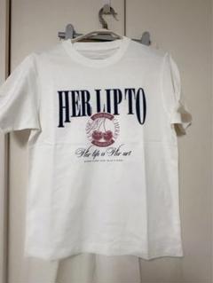 Herlipto ハーリップトゥ　Tシャツ Her lip to - herlipto チェリーTシャツの通販 by _