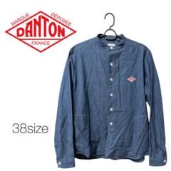 ダントン　デニムシャツ　ダンガリー　バンドカラー　長袖　コットン　春　38 楽天市場】レディース 38(L) ダントン ボタンダウン ダンガリー