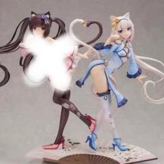 ネコぱら フィギュア まとめ売り ネイティブ BINDing ネコぱら ショコラ 1/4 スケール フィギュア