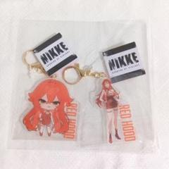 勝利の女神 NIKKE カセット型キーホルダー　2個　ラピ　レッドフード　おまけ 勝利の女神NIKKE カセットテープ型キーホルダーABセット ラピ