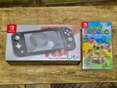 Nintendo Switch lite グレー あつまれどうぶつの森