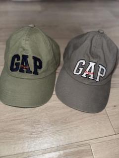 GAP キャップ 2点セット オリーブグリーン グレーのサムネイル