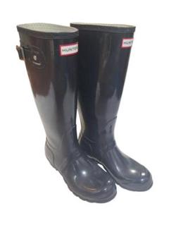 HUNTER 長靴　新品未使用　黒　24センチ ほぼ新品✨ ハンター 24 TALL トール レインブーツ 長靴 ブラック 黒