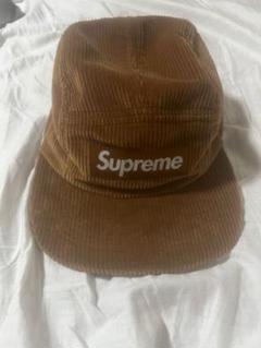 Supreme 17SS CORDUROY CAMP CAP BROWN