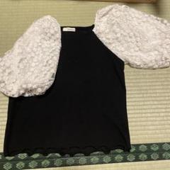黒/白 コントラスト トップス Mサイズ