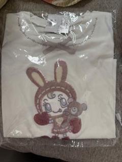 【フリーサイズ ホワイト】エブリン×メゾピアノ ベリエちゃん Tシャツ フリーサイズ ホワイト】エブリン×メゾピアノ ベリエちゃん T