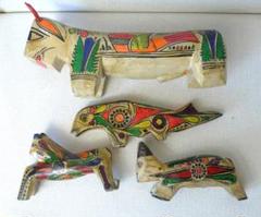ジ*ナ様 メキシコのオアハカ州で作られた木彫りの民芸品のサムネイル