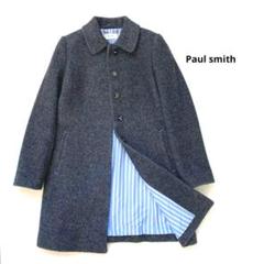 Paul Smith グレー ウールハーフコート Paul Smith グレー ウールハーフコートアウトレット 価格