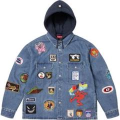 Supreme Patches Hooded Zip Up Shirtのサムネイル