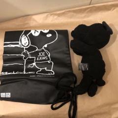 タグ 袋付　UNIQLO KAWS×PEANUTS ぬいぐるみ ブラック 3点 タグ 袋付 UNIQLO KAWS×PEANUTS ぬいぐるみ ブラック 3点