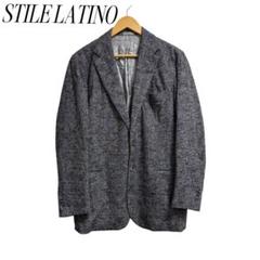 STILE LATINO ネイビーテーラード ジャケット ブレザー 46サイズ 本日限定値下げ> stile Latino ブレザー 紺ブレ ダブル 金ボタン