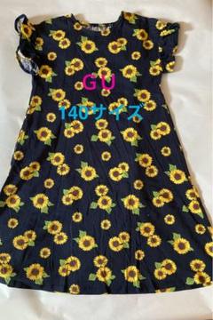 ヒマワリ柄ワンピース。未使用 Dot&Stripes CHILDWOMAN - ひまわり柄ワンピースの通販 by eri