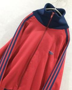 80s adidas トラックジャケット ジャージ ヴィンテージ レッド 2