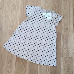 新品♡ドット柄半袖ワンピ♡アプレレクール、セラフ、エニィファム好きも♡