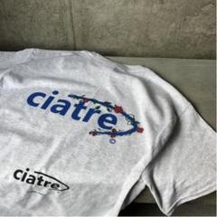 ciatre flower logo tee (rose) S/S GRY