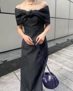 Ameri 2WAY RIBBON BOLERO DRESS ブラック Sサイズ AMERI 2WAY RIBBON BOLERO DRESS 2｜Yahoo!フリマ（旧PayPayフリマ）